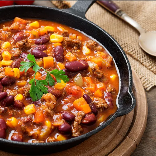 picture of Veggie protein chilli.